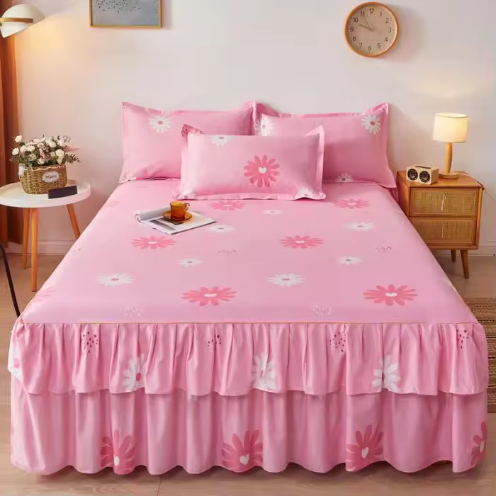 Lucrative 3 Pieces Bedsheet Set