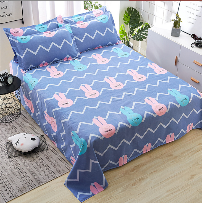 Three Pieces Bedsheet Set: