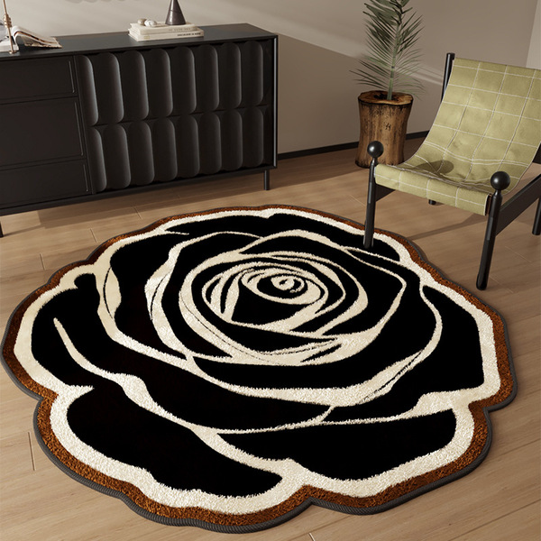Soft & Elegant Bedroom Floor Carpet – Yaotai Rose Design
